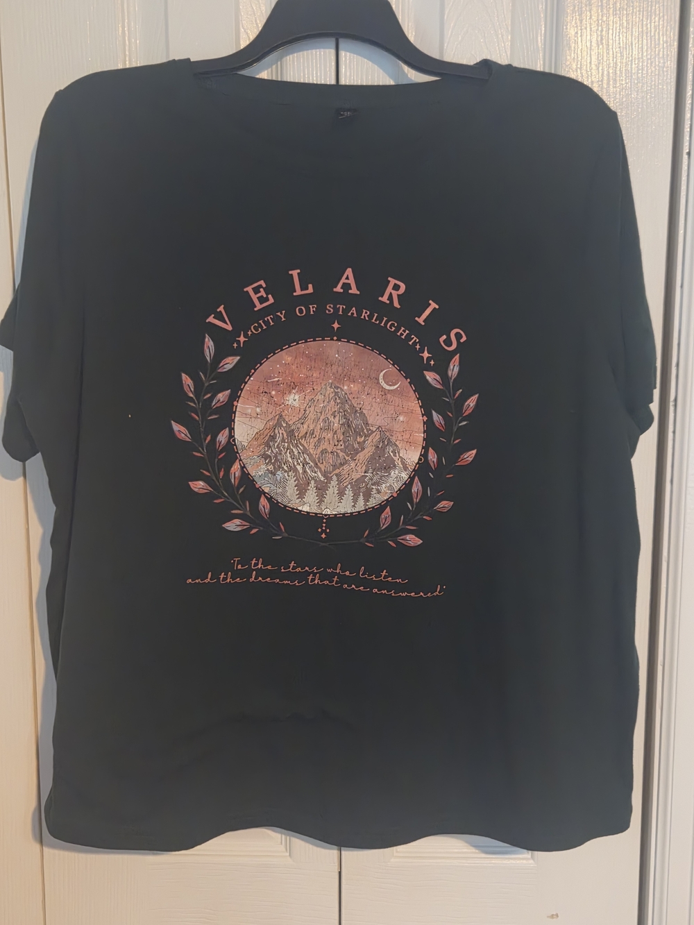 SHEIN ACOTAR Themed Dark Green Tshirt 3xl